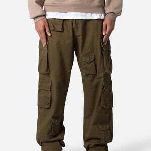 mnml Baggy Cargo Pants - Washed Olive Size 31Washed Olive / 31